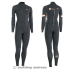 ION-Wetsuit Amaze Core 5/4 BZ  Dame Neoprenanzug Schwarz
