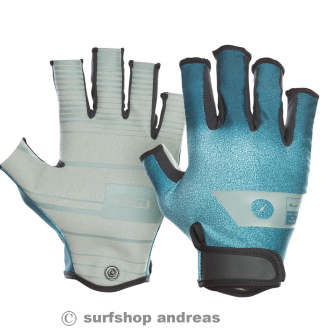 ION Amara Gloves Handschuh Half Finger Teal