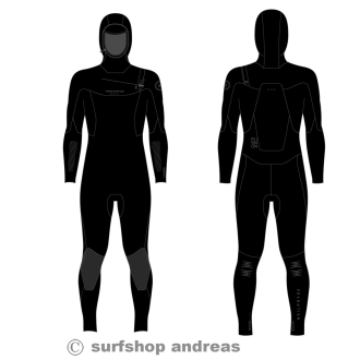 Neil Pryde Mission 6/5 Hooded FZ Herren Neoprenanzug