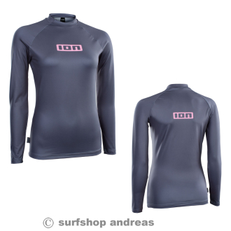 ION Promo Lycra Shirt Rashguard Women LS steel blue M