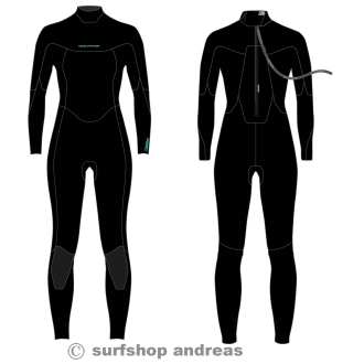Neil Pryde Spark 5/4 Fullsuit BZ Schwarz Damen...
