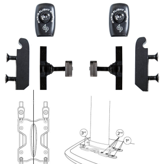 Slingshot One Lock Foil SET kmpl. Front1850 -Back 270 VerseTail- Alu Mast 82cm 2025