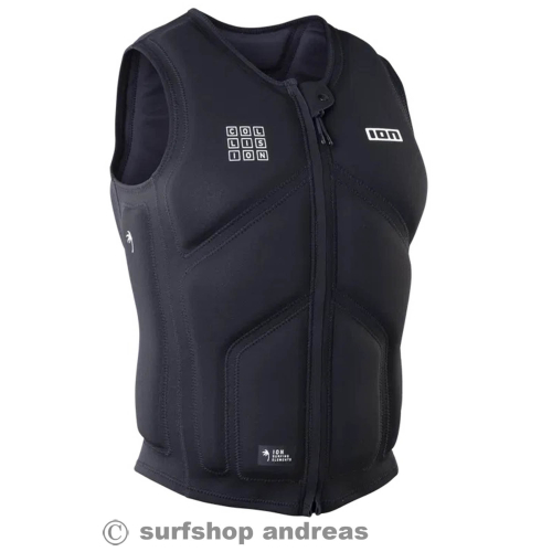 ION Vest Collision Core Front Zip 2026 Prallschutzweste Schwarz