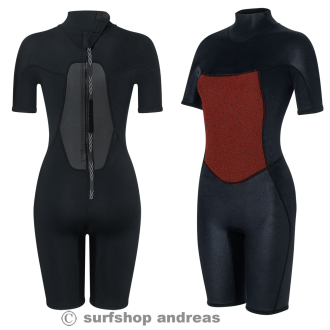 Neil Pryde Nekus Shorty BZ Schwarz Damen Neoprenanzug Gr&ouml;sse S