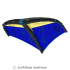 Duotone Wing Float Wave Farbe C17 royal-blue yellow 2026