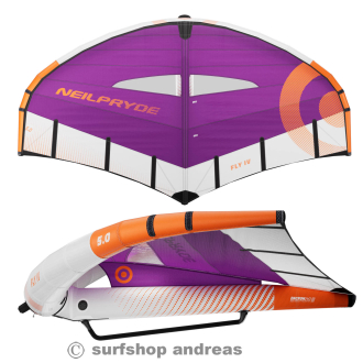 NeilPryde Fly IV 2026 Wing Boom C2 Purple-Orange 5,0m²