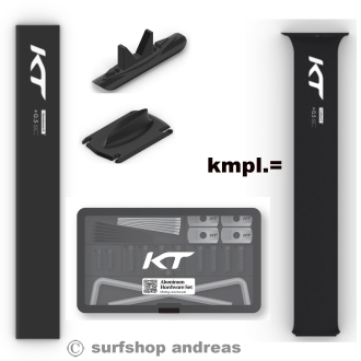 KT Mast Aluminum mit Adapter Fuse & Plate und Schrauben