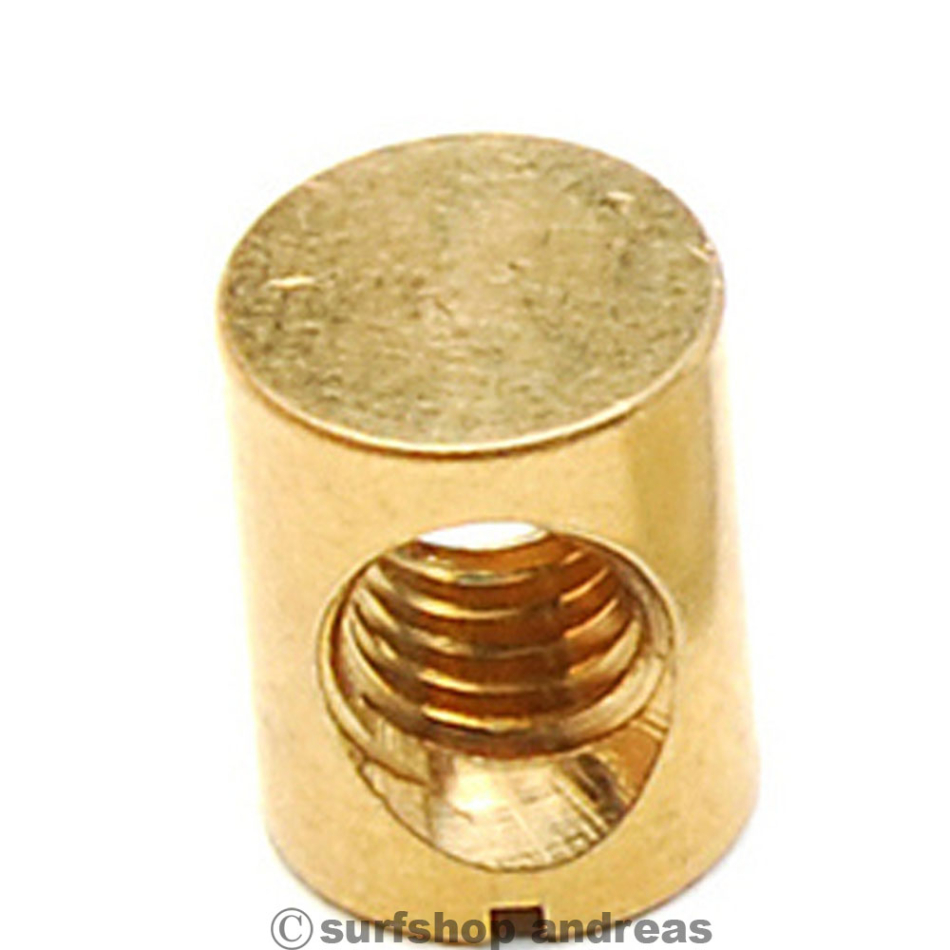 Insert for Fin Messing 12mm, Windsurfen Ersatzteil Andreas